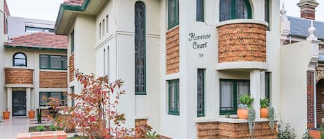 FLORENCE COURT: Apartment One is a two storey heritage listed Art Deco gem. 