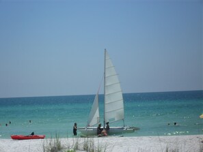 Sailing on a beautiful July day