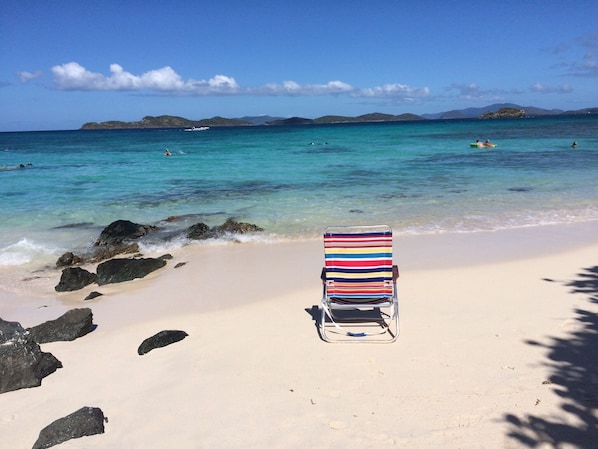 Your seat at Sapphire Beach