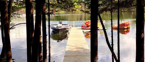 Dock view from the woods- summer 2020. 