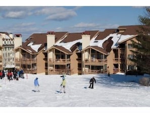 Mountain Watch Building view of Decks..This condo is top floor!