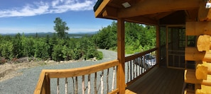 View from the porch and screened in porch
