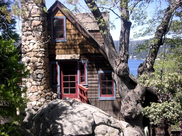 Historic Boulder Crest situated on three parcels overlooking Lake Arrowhead
