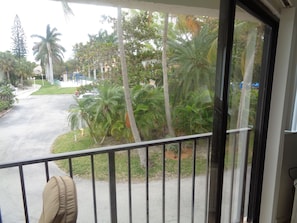 View From Our Balcony on the north side of the Tower.