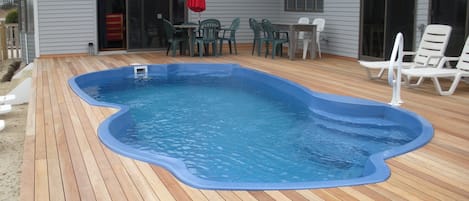 HEATED POOL OFF MASTER BEDROOM AND LIVING ROOM