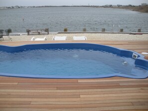 BARNEGAT LIGHTHOUSE IN THE DISTANCE