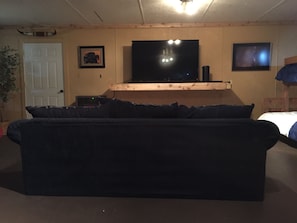 bunk room TV/sitting area