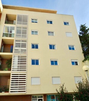 Front of the Apartment Building