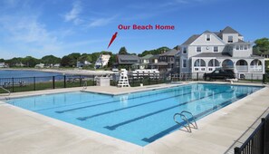 KBIA Pool five doors down from our beach home.