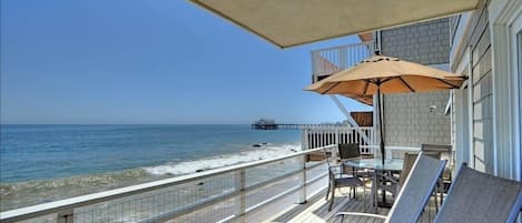 Relax and enjoy the ocean views from the deck