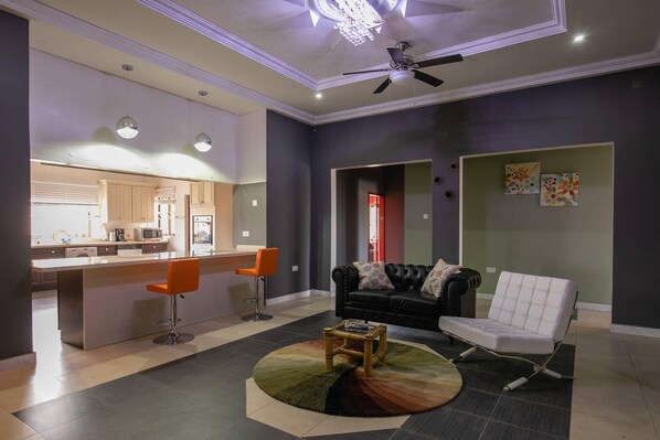 Large Open Floor Plan Family Area