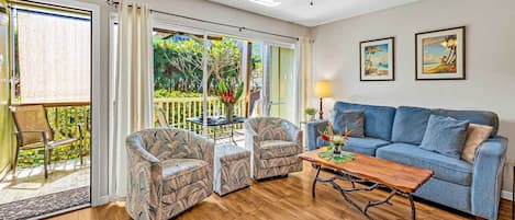 Condo 3 Living Room ~ Kihei Kai Maui Vacation Rental
