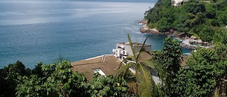 Vista a la playa o el mar