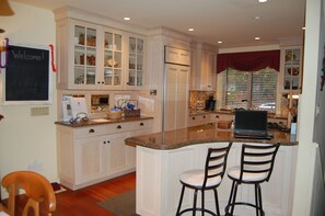 Kitchen is completely renovated and fully equipped with high end appliances