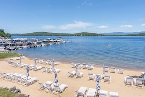 Sandy Beach at the marina