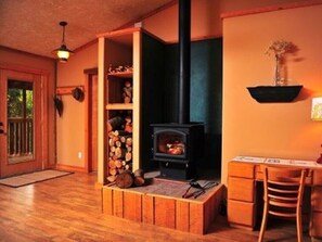 Highly efficient wood stove(photo: Corky Miller)