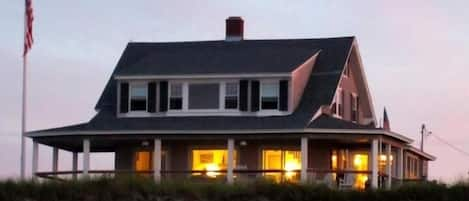 Classic Beach House with wrap around porch.