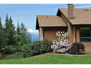 front of house with view