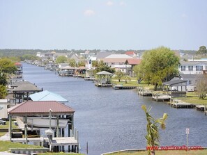 Canal View from Top Floor Deck