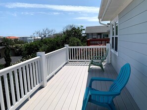 Third floor (off Masters bedroom ) private deck
 