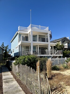 Back of home.