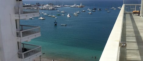 View of Yacht club and San Lorenzo beach