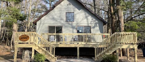 Situated on a double lot, with a new deck!