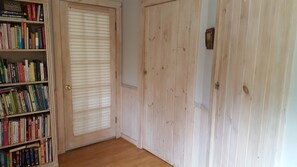 Private entry to mud room from outside. Door on left goes to main house.