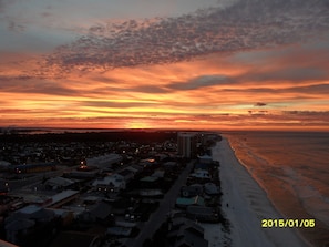 Good Morning! It's another beautiful sunrise at Panama 
City Beach.