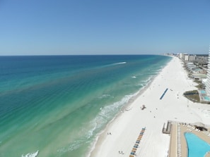 Your view west towards Destin is unobstructed and endless.