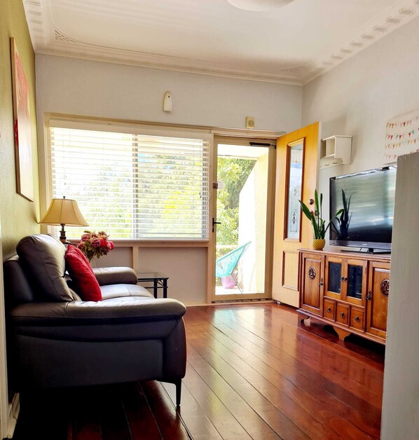 Bright Living Area with Front Verandah