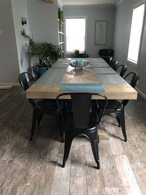 Large dining room table