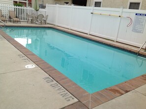 Professional maintained big heated pool.