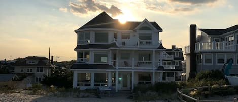 Beautiful beachfront home with tons of space.