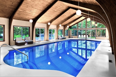 private indoor heated pool