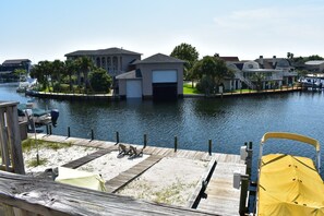 Dock space for your boat!  (The lift is home to our family pontoon.)