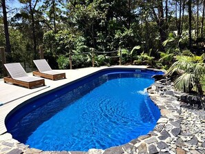 Private tropical pool for you to enjoy exclusively at dog friendly Sea Horse Diamond Beach