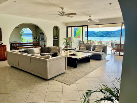 Beautifully decorated and comfortable spaciou living room and property