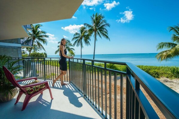 With 90' of continuous Ocean Front Balcony, and Nature Preserve .. watch pelican