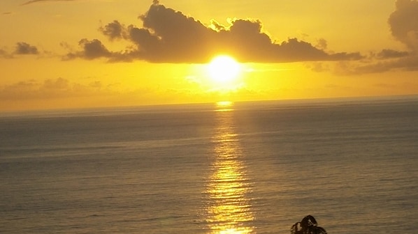 Amazing sunsets by the beach next to the house. 
Click on the video for photos.