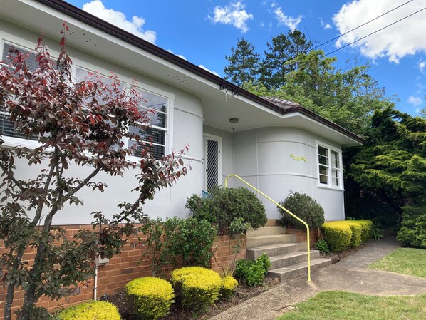 Front of apartment