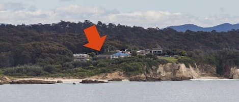 Location of the house on the headland
