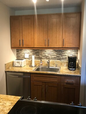 Fully stocked kitchen 