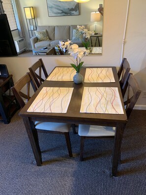 New dining table 