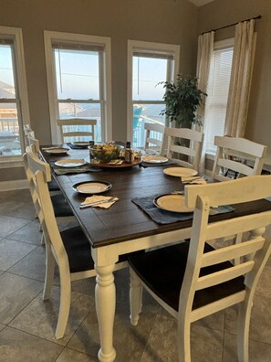 Brand new Dining table- seats 8