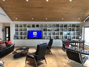 Great Room with Bookcase