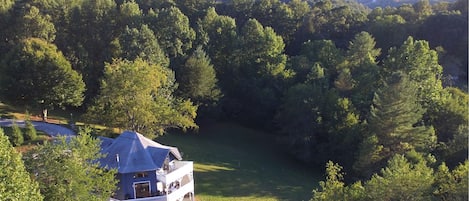 Enjoy amazing views from the Smoky Mountains Octagon House!