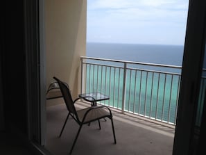 View from the balcony to the East