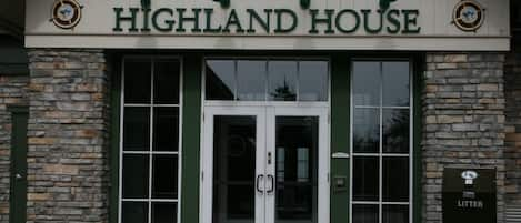 Highland House Entrance