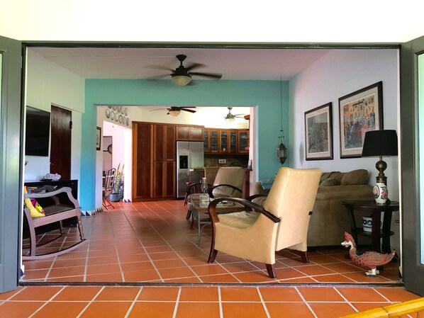 Living room & kitchen